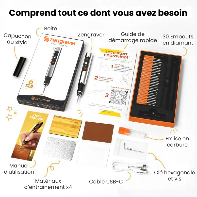 Le stylo graveur Zengraver original